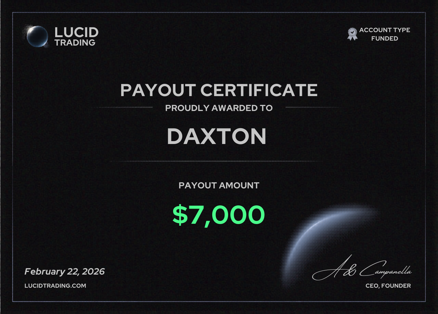 Payout 8